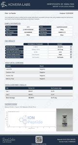 §-31 research peptide certificate of analysis image 7