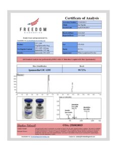 CJC-1295+Ipamo - 5/5mg (No DAC) research peptide certificate of analysis image 10