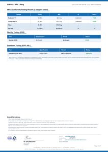 GHK-Cu 50mg / KPV - 10mg research peptide certificate of analysis image 5