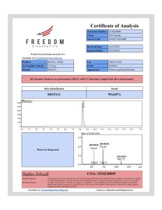 MOTS-c research peptide certificate of analysis image 21