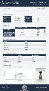 BPC-157 research peptide certificate of analysis image 11