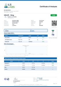 ION-3R research peptide certificate of analysis image 14