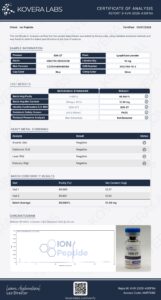 ION-2T research peptide certificate of analysis image 9
