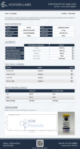 ION-2T research peptide certificate of analysis image 8