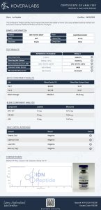 BPC157+TB500+KPV - 30mg research peptide certificate of analysis image 1