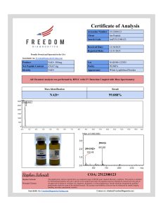 NAD+ research peptide certificate of analysis image 10
