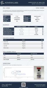 P-14 - 10mg research peptide certificate of analysis image 5