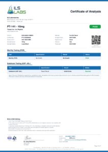 P-14 - 10mg research peptide certificate of analysis image 2
